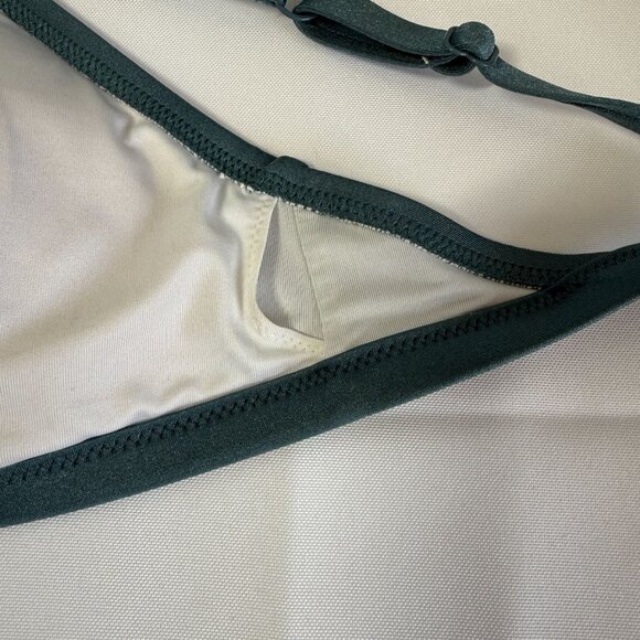 PINK by VS Bikini Swim Top Medium Green Adjustable Removable Padding Beach Resor - Picture 7 of 9
